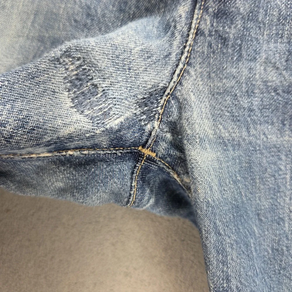 Vintage Levis Engineered Jeans Mens Blue Twisted Button Fly Fits 32x28